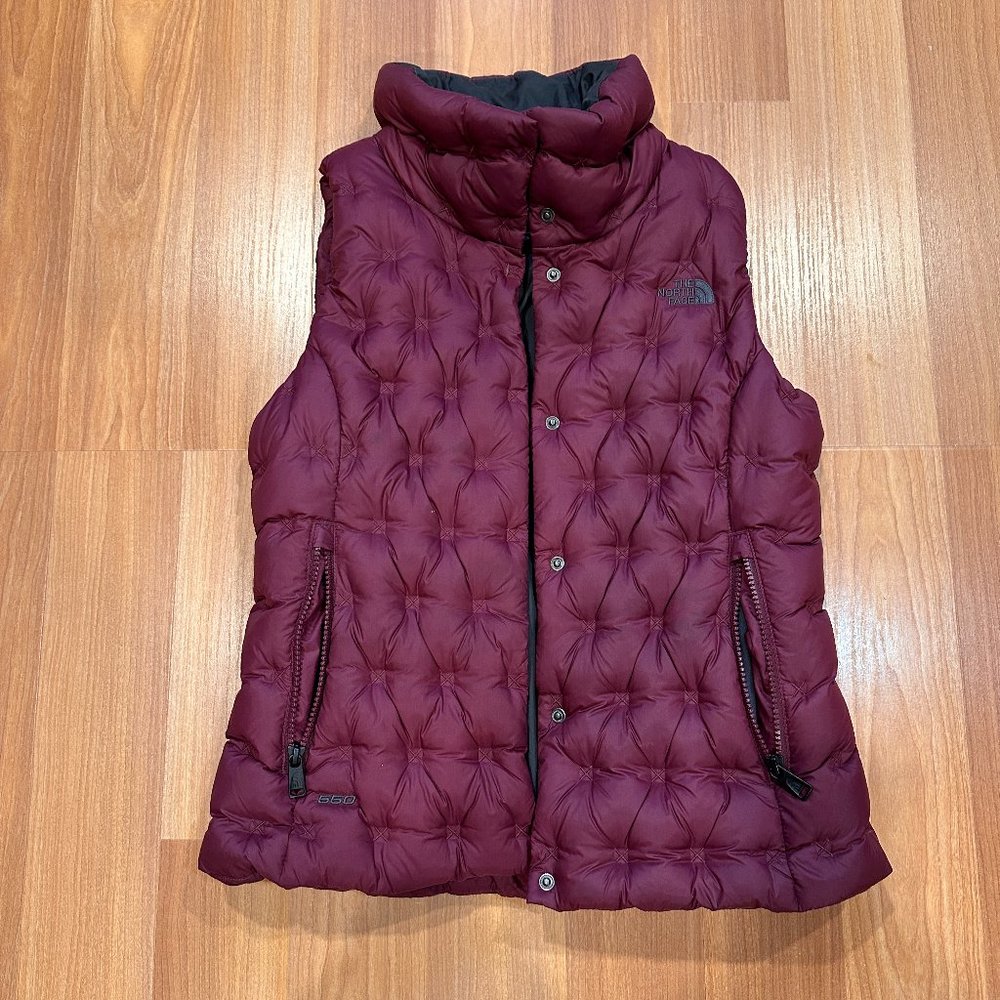 The North Face Women’s Holladown Vest, Plum Size XS EUC